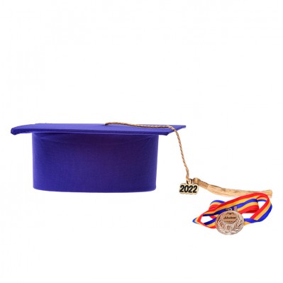 Toca Absolvire albastra + medalie - Toci clasa 8